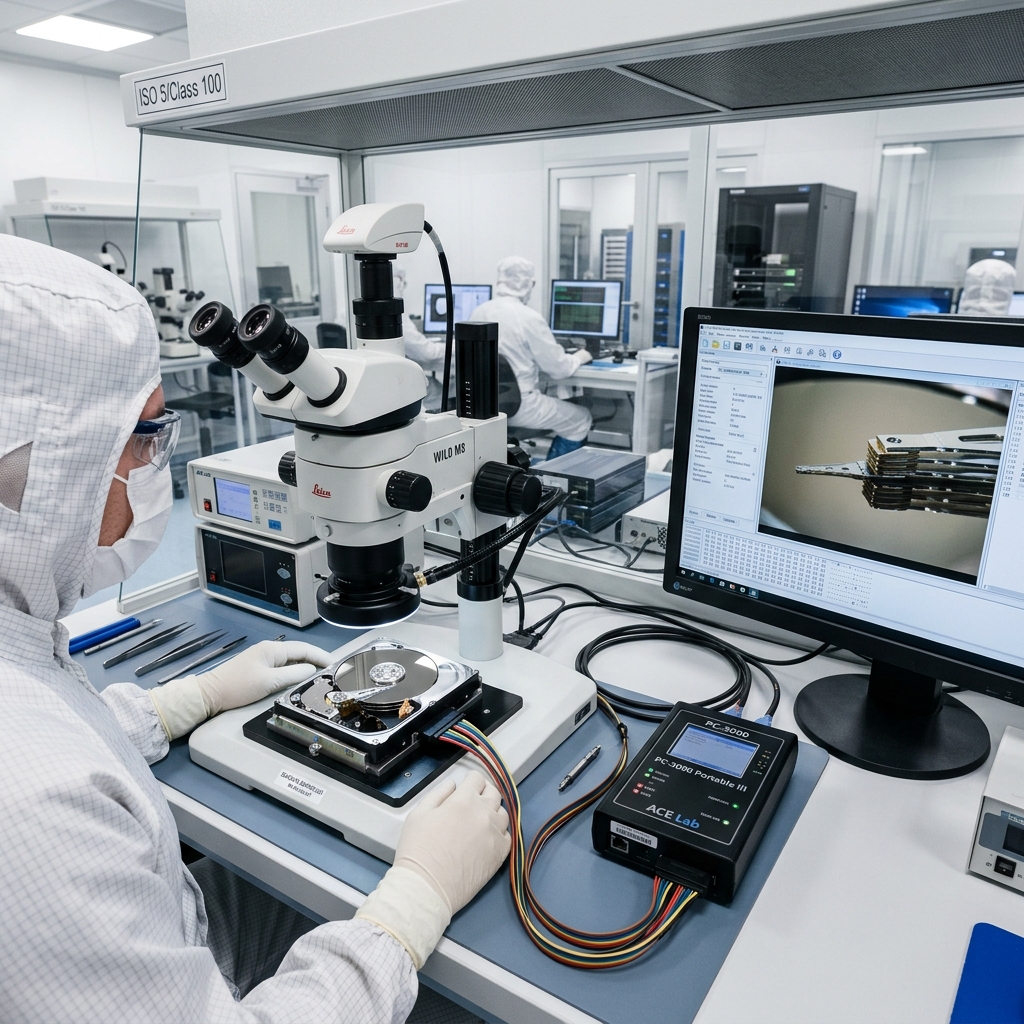Cleanroom PC-3000 Seagate Diagnostic