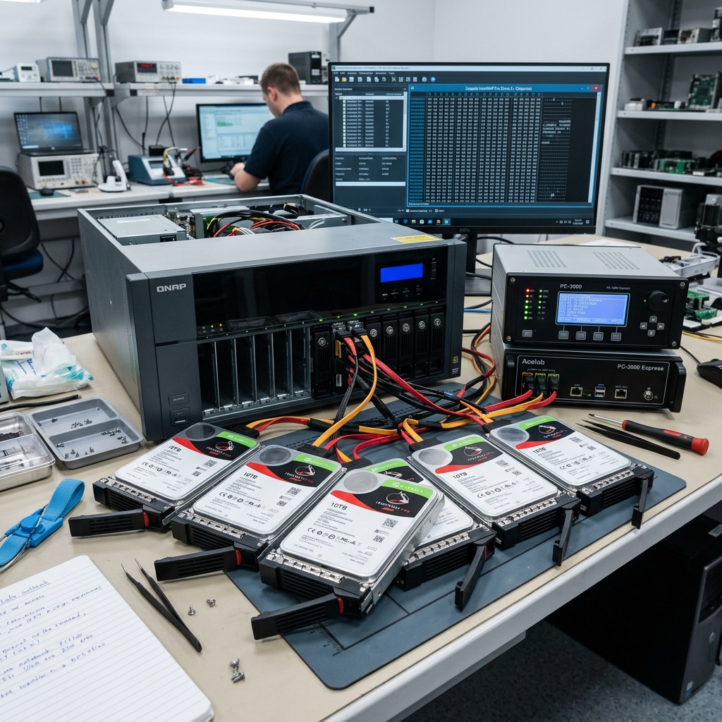 NAS RAID Seagate IronWolf Recovery